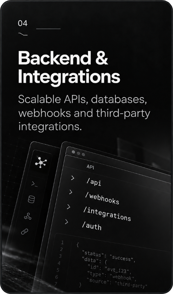 Backend and Integrations